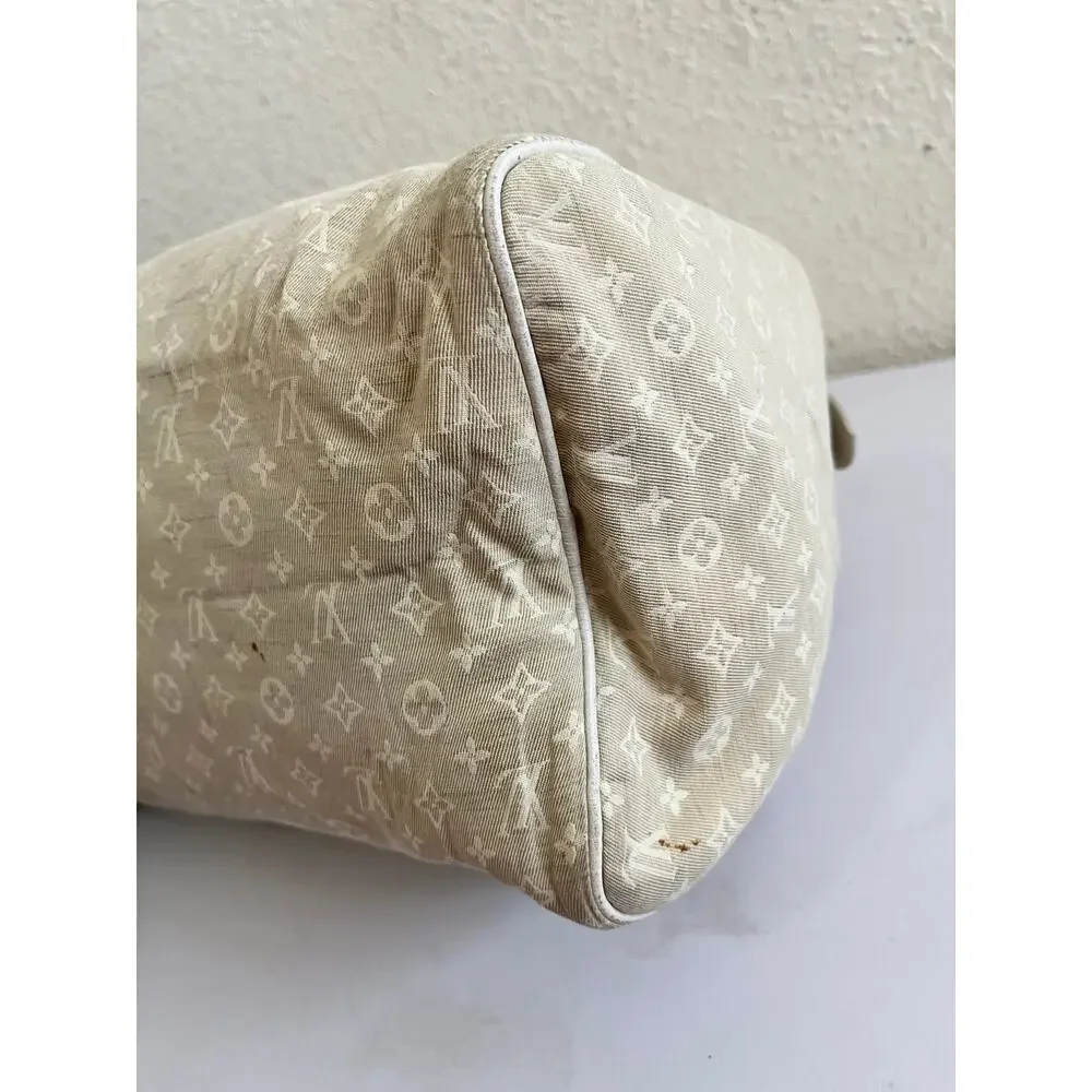 Louis Vuitton off white monogram cloth speedy 30